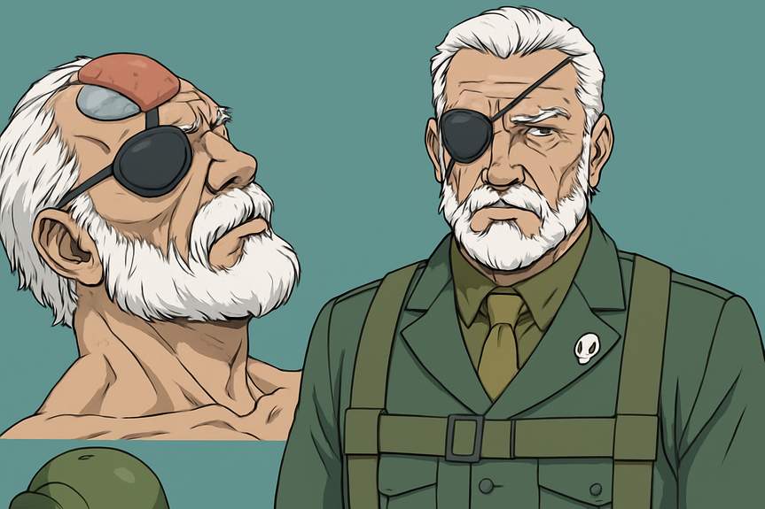 One Artist’s Wild Anime Take on Metal Gear: The Epic That Never Was