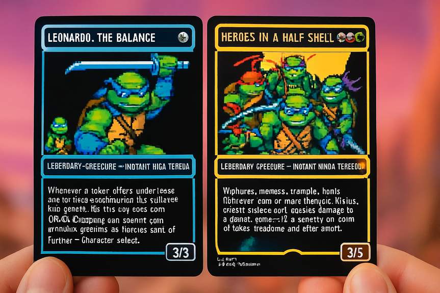 Get Ready to Shell Out: Teenage Mutant Ninja Turtles Magic Set Hits the Table